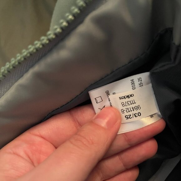 Adidas Premium Mini Tote Crossbody Bag - Green and Gold - Picture 9 of 9